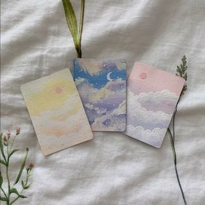 ⭐️original playing card paintings